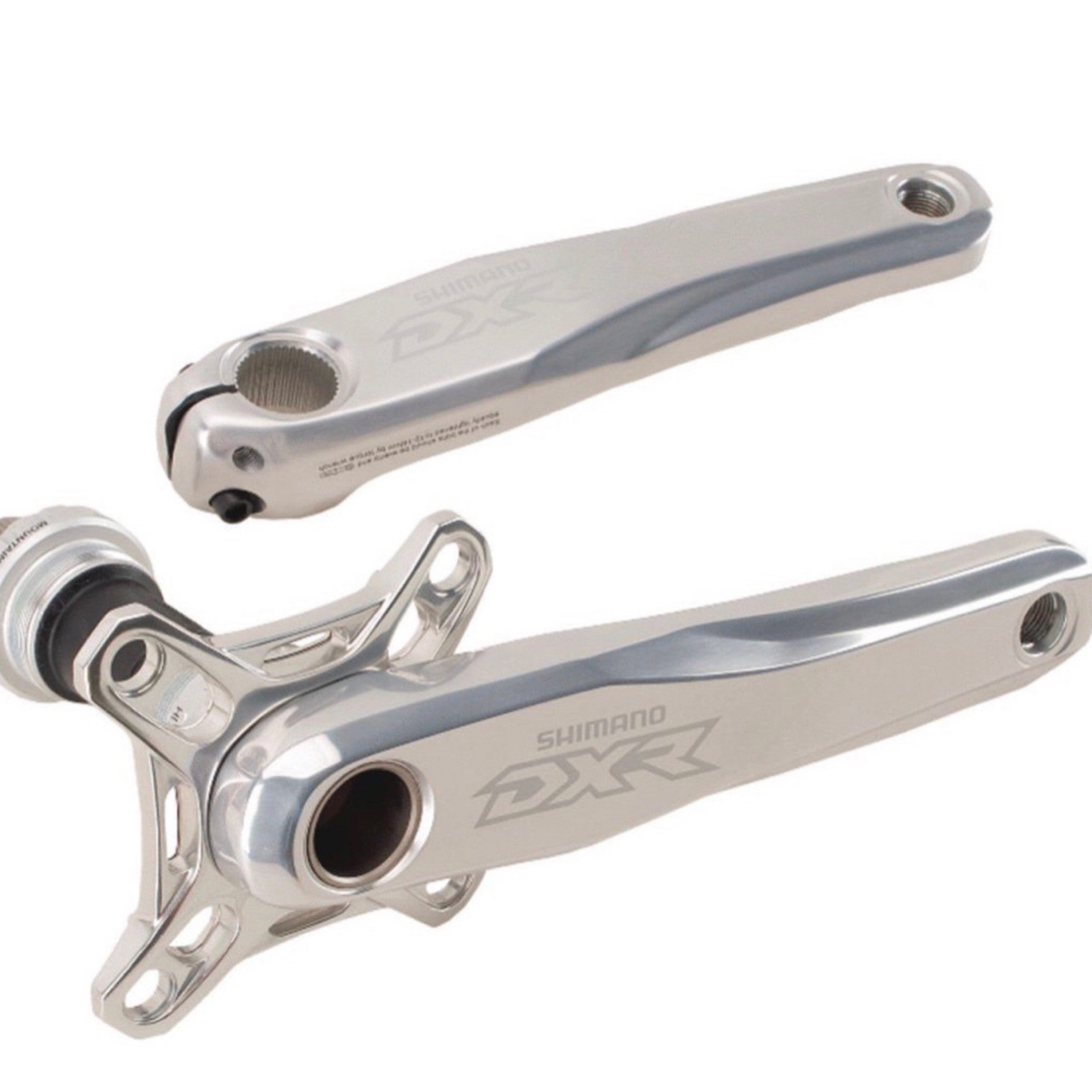 シマノ DXR クランク　170mm Shimano DXR Crank Polished - Power Cycles BMX